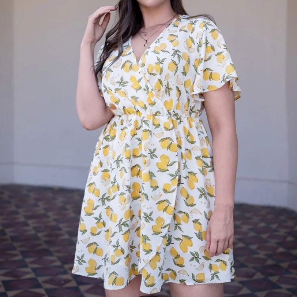 Lemon print dress 🍋